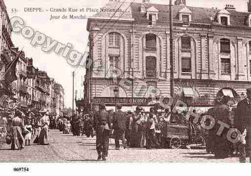 Ville de DIEPPE, carte postale ancienne