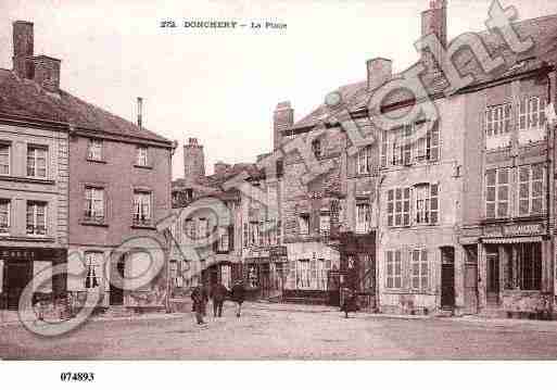 Ville de DONCHERY, carte postale ancienne