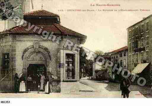 Ville de ENCAUSSELESTHERMES, carte postale ancienne