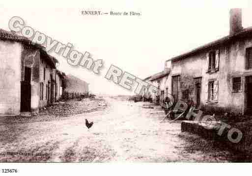 Ville de ENNERY, carte postale ancienne