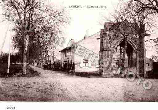 Ville de ENNERY, carte postale ancienne