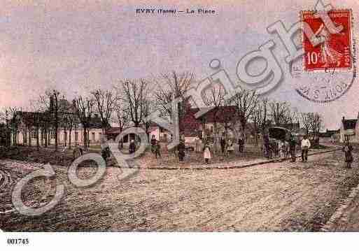 Ville de EVRY, carte postale ancienne