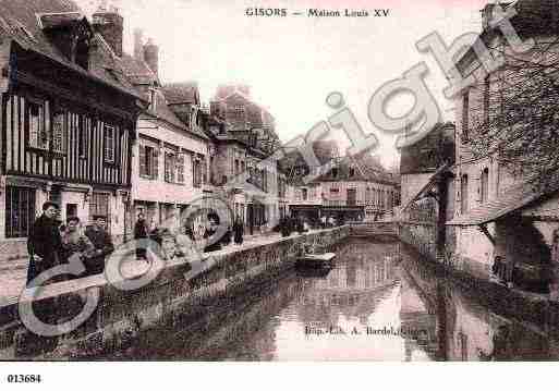 Ville de GISORS, carte postale ancienne
