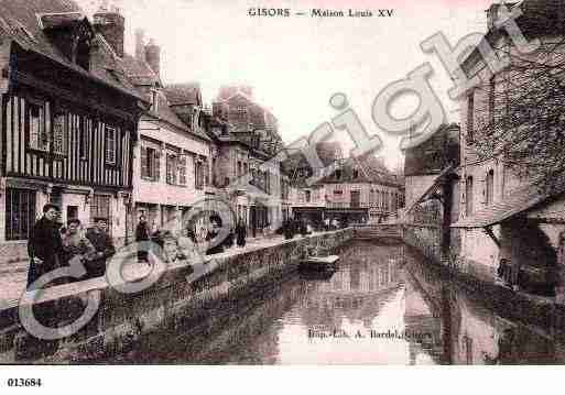 Ville de GISORS, carte postale ancienne