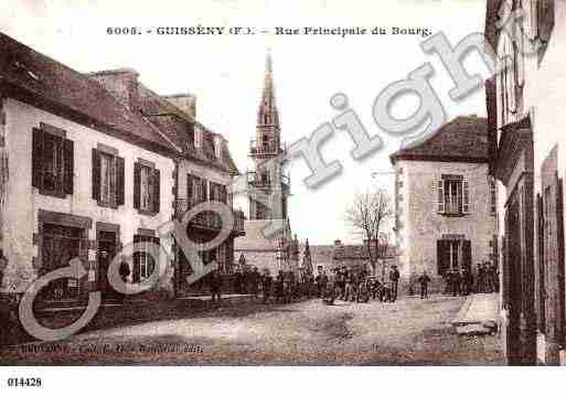 Ville de GUISSENY, carte postale ancienne