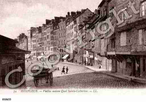 Ville de HONFLEUR, carte postale ancienne