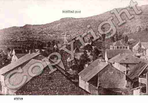 Ville de HOSTIAS, carte postale ancienne