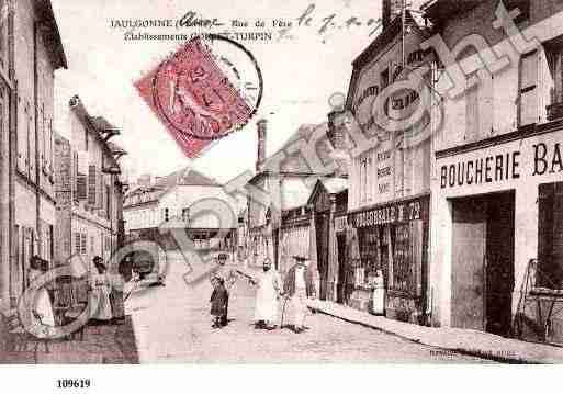 Ville de JAULGONNE, carte postale ancienne