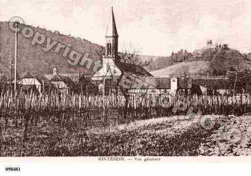 Ville de KINTZHEIM, carte postale ancienne