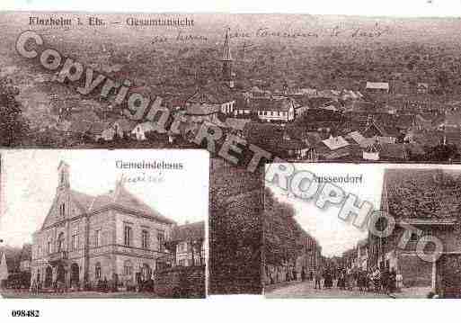 Ville de KINTZHEIM, carte postale ancienne