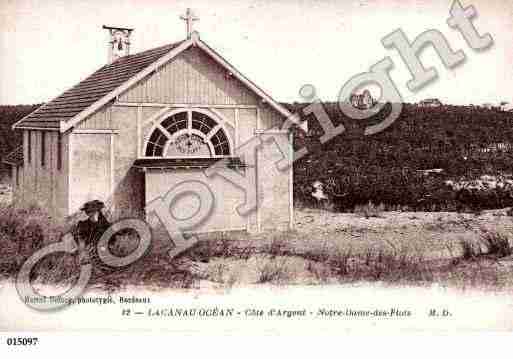 Ville de LACANAU, carte postale ancienne