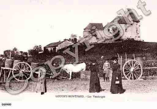 Ville de LOUCHYMONTFAND, carte postale ancienne