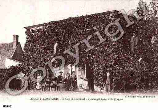 Ville de LOUCHYMONTFAND, carte postale ancienne