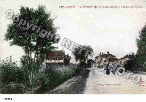 Ville de LOUHANS, carte postale ancienne