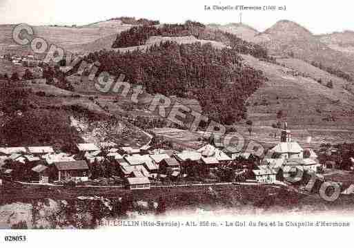 Ville de LULLIN, carte postale ancienne