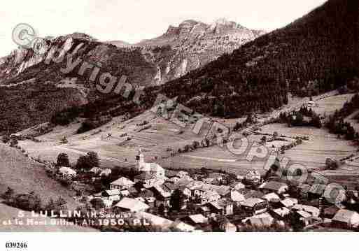 Ville de LULLIN, carte postale ancienne