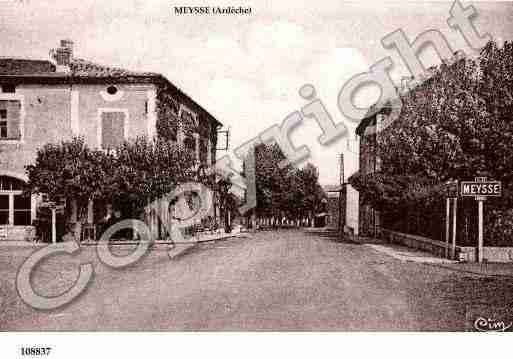 Ville de MEYSSE, carte postale ancienne