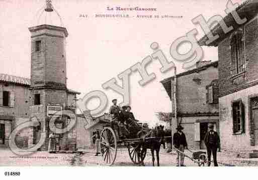 Ville de MONDONVILLE, carte postale ancienne