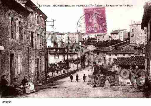 Ville de MONISTROLSURLOIRE, carte postale ancienne