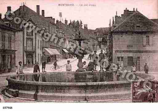 Ville de MONTBARD, carte postale ancienne