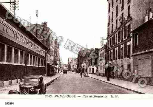 Ville de MONTROUGE, carte postale ancienne