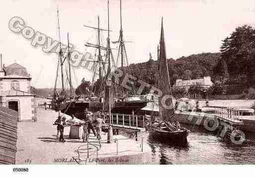 Ville de MORLAIX, carte postale ancienne