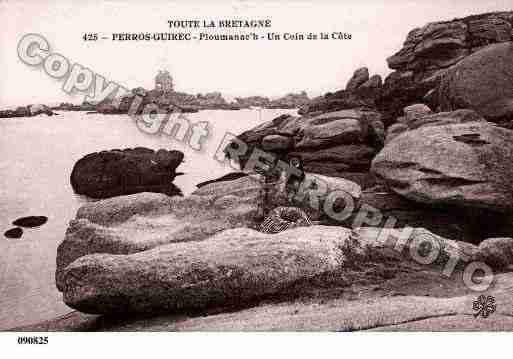 Ville de PERROSGUIREC, carte postale ancienne