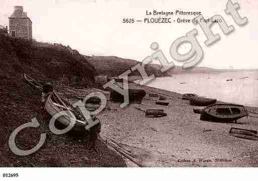 Ville de PLOUEZEC, carte postale ancienne