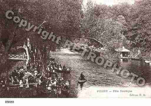 Ville de POISSY, carte postale ancienne