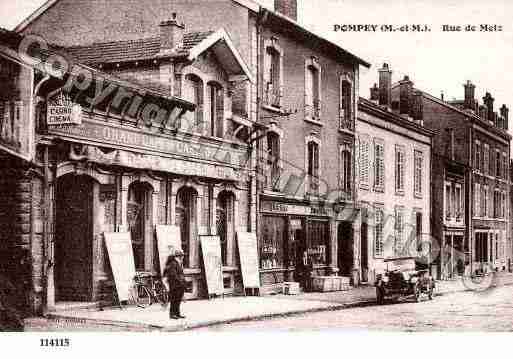 Ville de POMPEY, carte postale ancienne