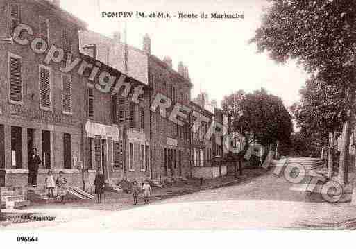 Ville de POMPEY, carte postale ancienne