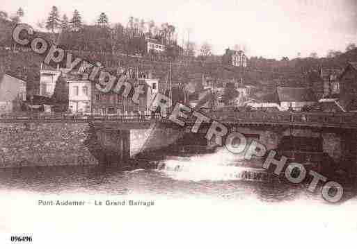 Ville de PONTAUDEMER, carte postale ancienne