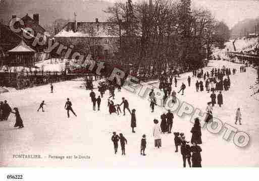 Ville de PONTARLIER, carte postale ancienne