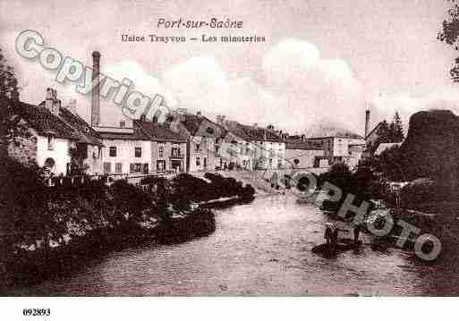 Ville de PORTSURSAONE, carte postale ancienne