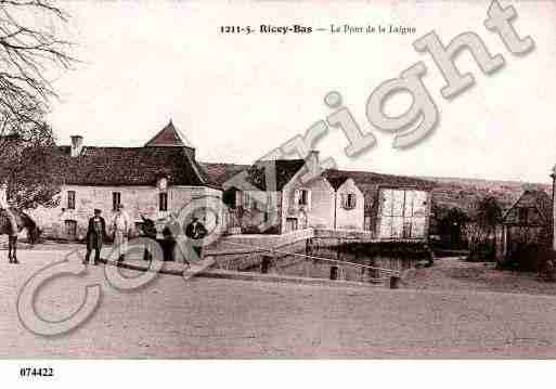 Ville de RICEYS(LES), carte postale ancienne