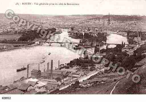 Ville de ROUEN, carte postale ancienne