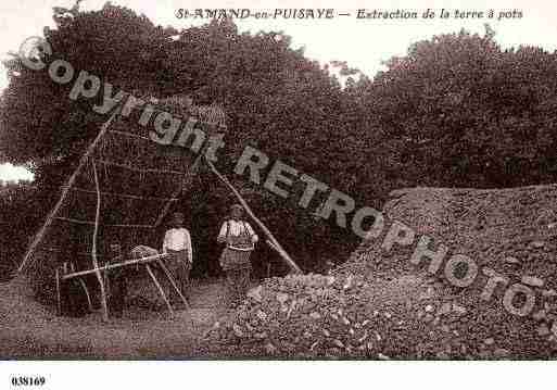 Ville de SAINTAMANDENPUISAYE, carte postale ancienne