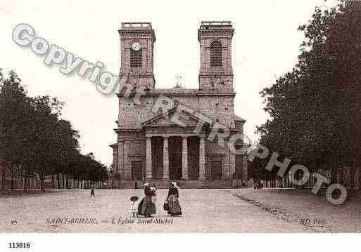 Ville de SAINTBRIEUC, carte postale ancienne