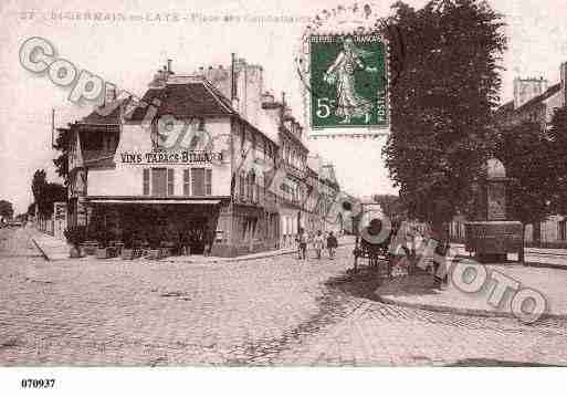 Ville de SAINTGERMAINENLAYE, carte postale ancienne