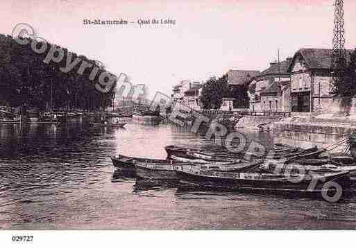 Ville de SAINTMAMMES, carte postale ancienne