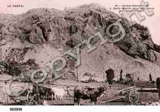 Ville de SAINTMARTINSOUSVIGOUROUX, carte postale ancienne