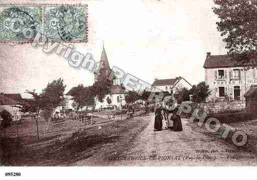 Ville de SAINTMAURICEPRESPIONSAT, carte postale ancienne