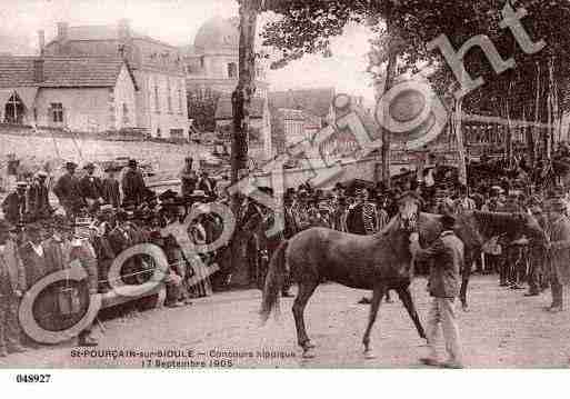 Ville de SAINTPOURCAINSURSIOULE, carte postale ancienne