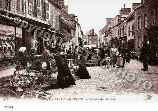 Ville de SAINTVAASTLAHOUGUE, carte postale ancienne