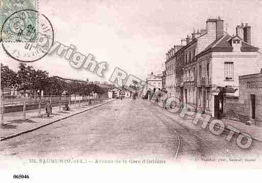 Ville de SAUMUR, carte postale ancienne