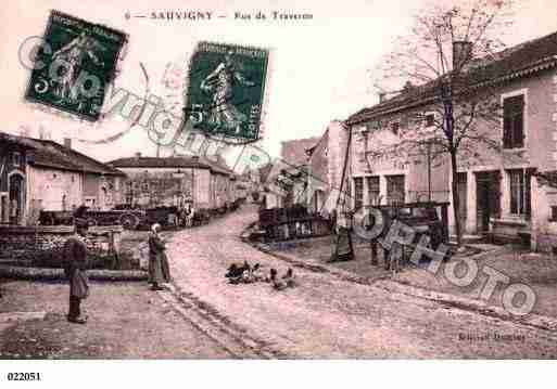 Ville de SAUVIGNY, carte postale ancienne