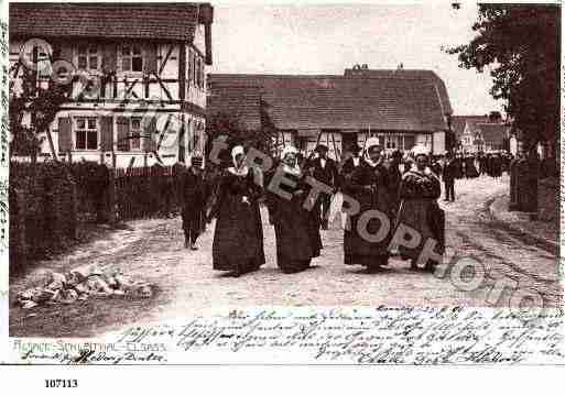 Ville de SCHLEITHAL, carte postale ancienne