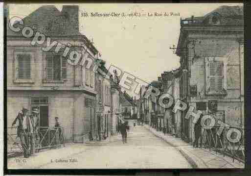 Ville de SELLESSURCHER, carte postale ancienne