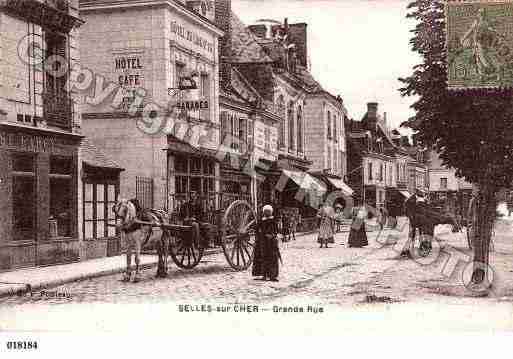 Ville de SELLESSURCHER, carte postale ancienne