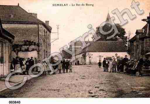 Ville de SEMELAY, carte postale ancienne